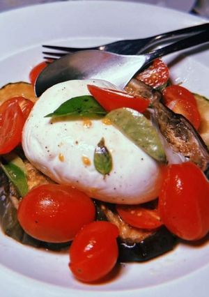 Foto de Salada de Legumes e Mozzarella de Bufala