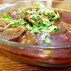 A picture of Huddi Guddi ka Salan.