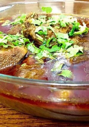 A picture of Huddi Guddi ka Salan.