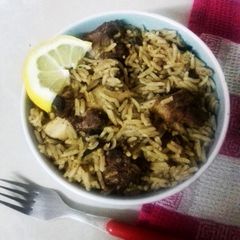 A picture of Pilau Mbuzi #MyRiceDishContest.
