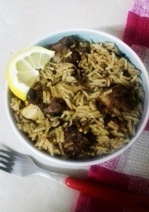 A picture of Pilau Mbuzi #MyRiceDishContest.