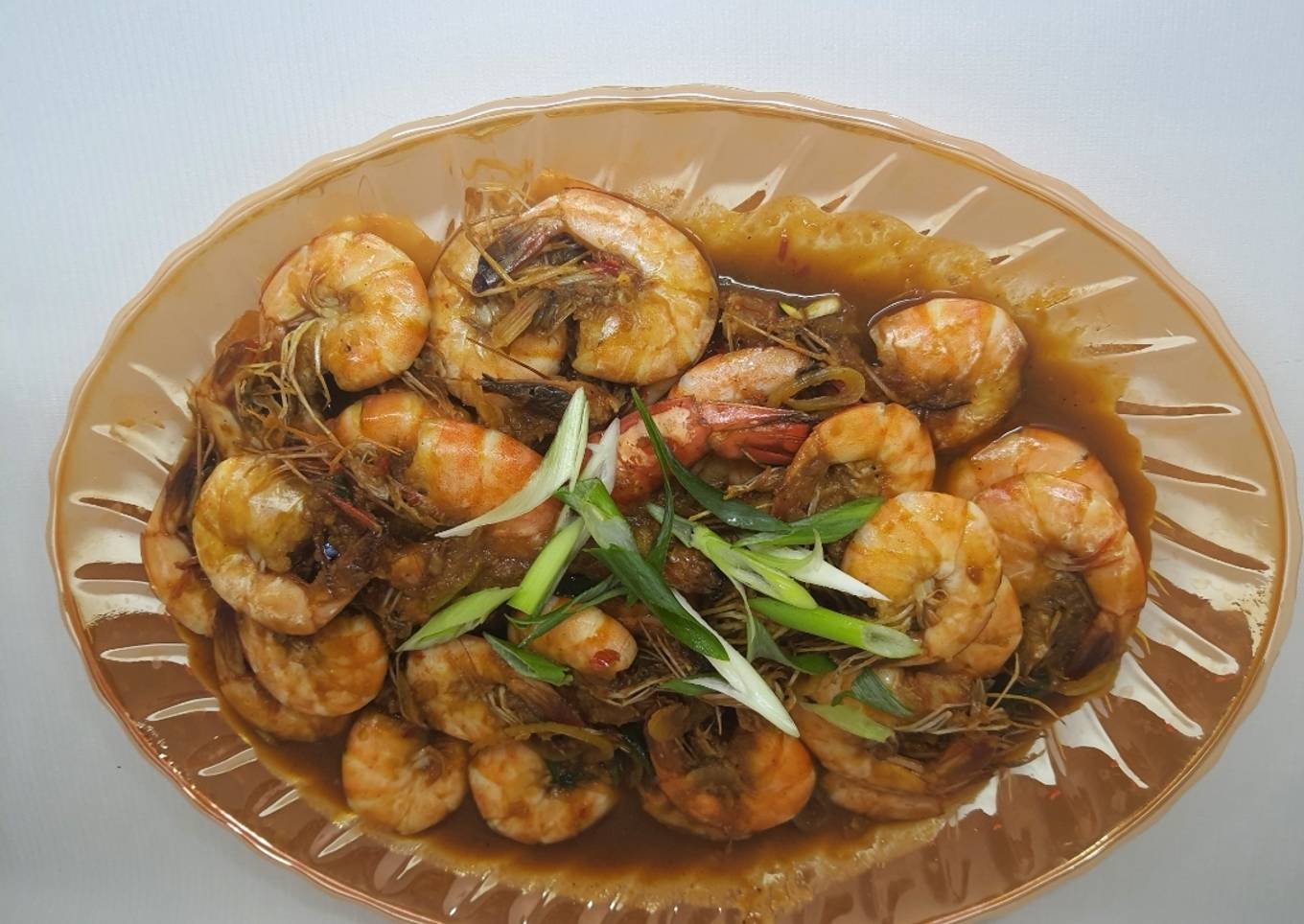 Udang Saos Padang ala resto