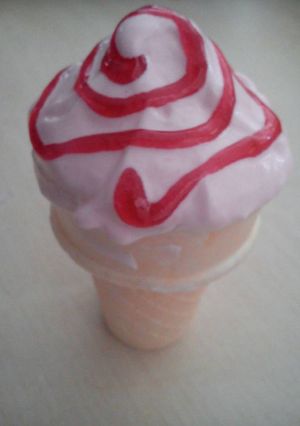 Foto resep Es Krim Stroberi Enak Murmer (tanpa susu)