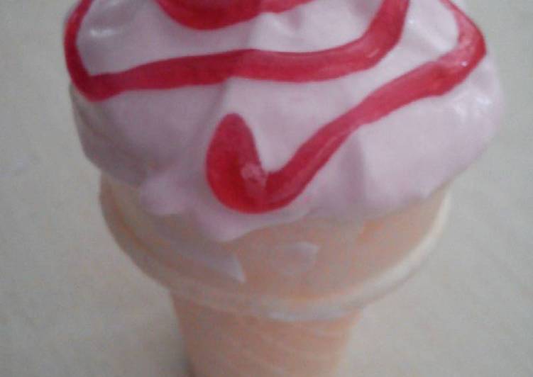 Resep Es Krim Stroberi Enak Murmer (tanpa susu) yang Lezat Sekali