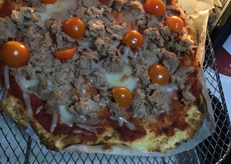 Pizza de coliflor #keto