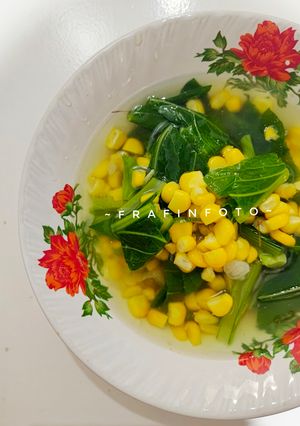 Foto resep Sayur Bening Sawi dan Jagung
