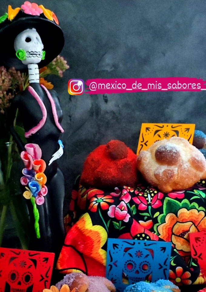 Una foto de 🏵️ PAN DE MUERTO 💀