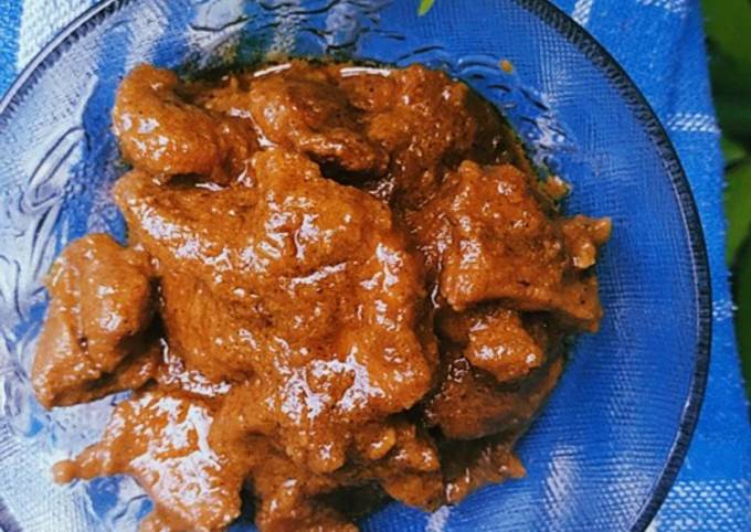 Rendang Daging Mantul #dirumahaja