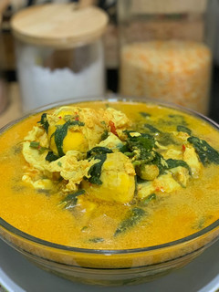 Foto resep Gulai Telur Daun Singkong