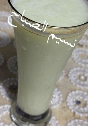 صورة لوصفة #المريول_السوبر عصير الشمام بالحليب