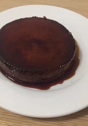 Una foto de Flan casero
