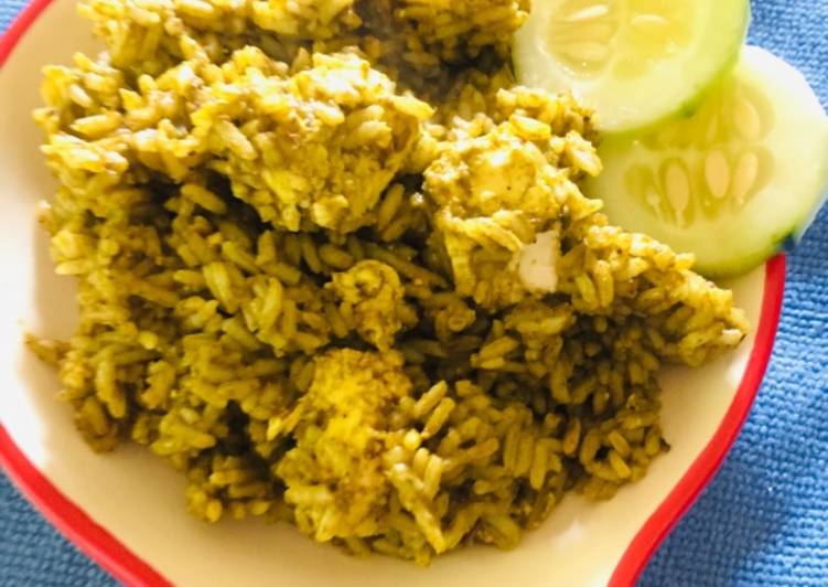 Paneer Palak Pulao