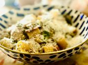 Une photo de mascarpone parmesan