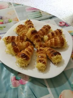 صورة لوصفة ليكورني محشوة بكريمة الجبن والدجاج 😍😍