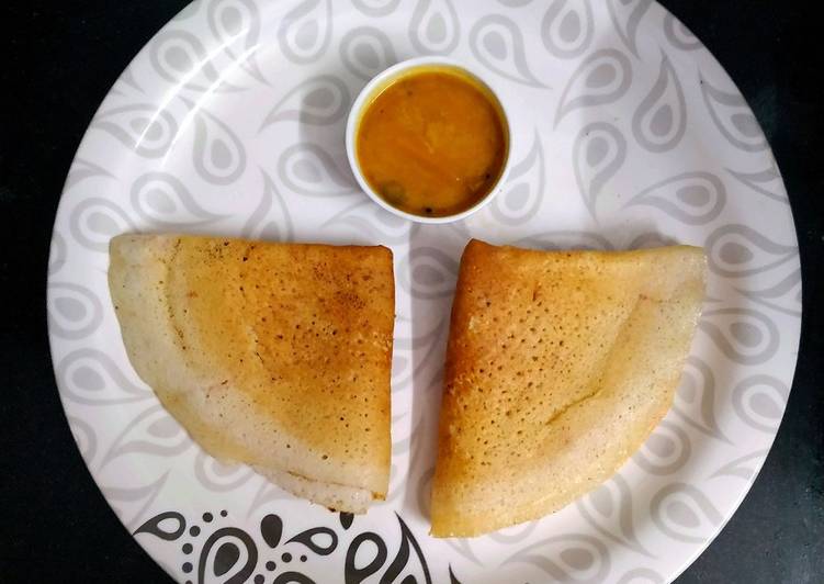 Simple Way to Prepare Any-night-of-the-week Healthy Moong dal Adai dosa
