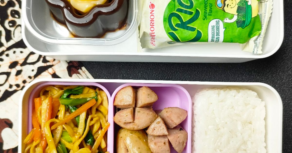 Bekal sekolah (Mie Goreng Sayuran) (1071)