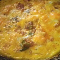 A picture of Cheese and Vegetables Omlette.