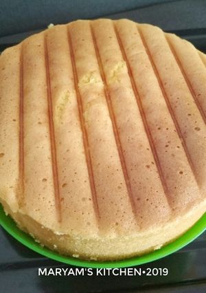 Foto resep Basic Kue Tart: Vanilla Sponge Cake