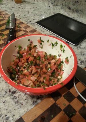 A picture of Pico de Gallo.
