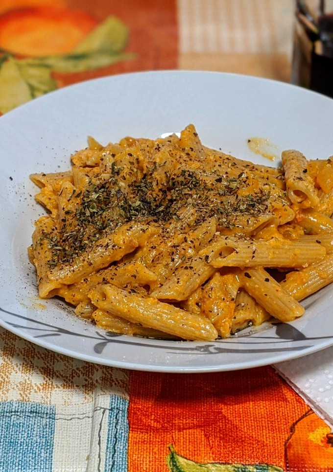 Una foto de Pasta integral a la mallorquina