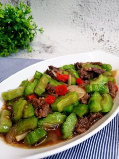 Foto resep Oseng Pare Daging Sapi