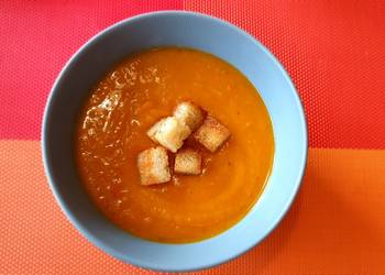 Latest Recipe Roasted pumpkin and carrot soup Savory Delicious