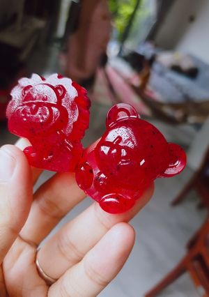 Hình của món Kẹo chip chip thanh long đỏ.