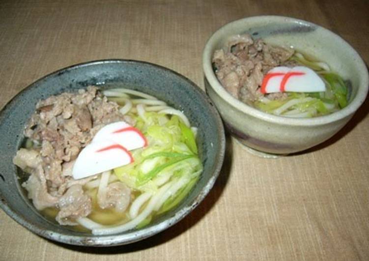 Simple Way to Make Quick Pork Udon Noodles