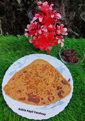 A picture of Leftover Moong dal Paratha.