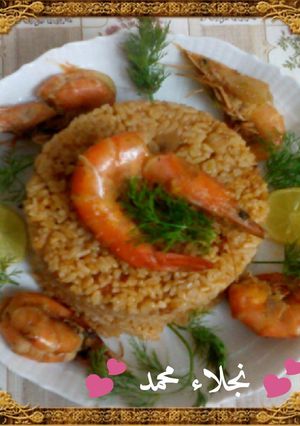 صورة لوصفة طريقة عمل ارز السمك اللذيذ