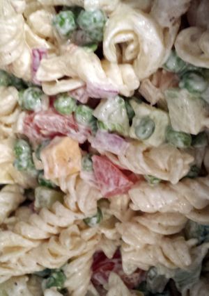 A picture of Mimi's Creamy Pasta Salad.