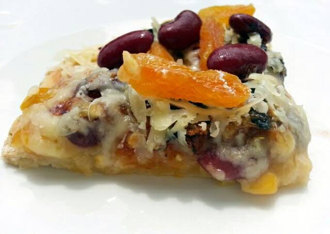 Step-by-Step Guide to Make Ultimate Breakfast Apricot And Beans Pizza