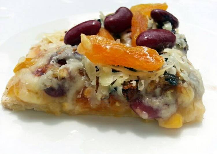 Steps to Make Award-winning Breakfast Apricot And Beans Pizza