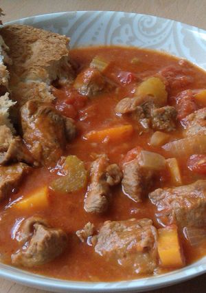 A picture of Vickys Greek-Style Lamb Stew, GF DF EF SF NF.