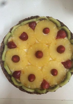 صورة لوصفة طريقة عمل كيكة الجبن المخبوزة