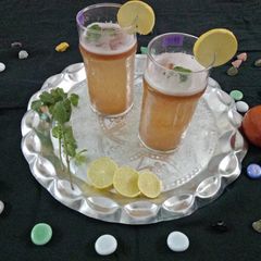 A picture of Egyptian lemonadeLovely version of lemonade made in Egypt.