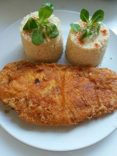 Hekk balatoni módra kuszkusszal recept fotója