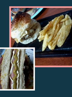 Una foto de Pan casero de panchos y hamburguesa
