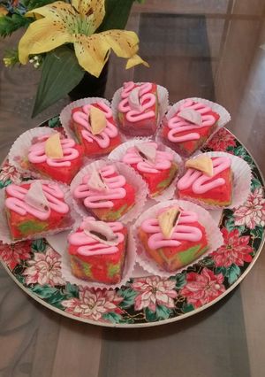 Foto resep Cake potong pelangi