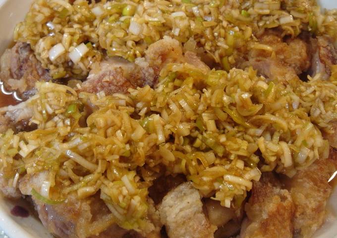 Youlinji Chicken with Lots of Leek Sauce