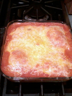 A picture of Beef and Bean Enchiladas.