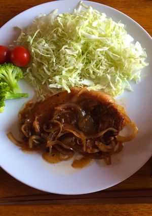 A picture of Ginger Pork.