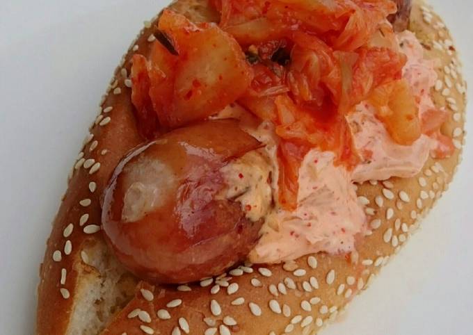 Kimchi Hotdog