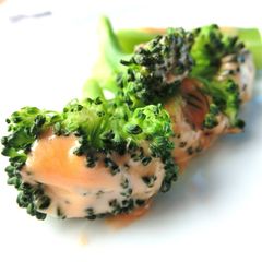 A picture of Ketchup and Mayonnaise Broccoli for Bento.