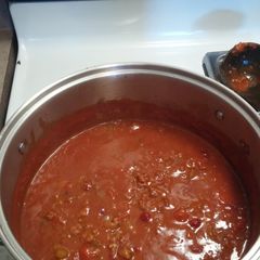 A picture of Dad's Chili.