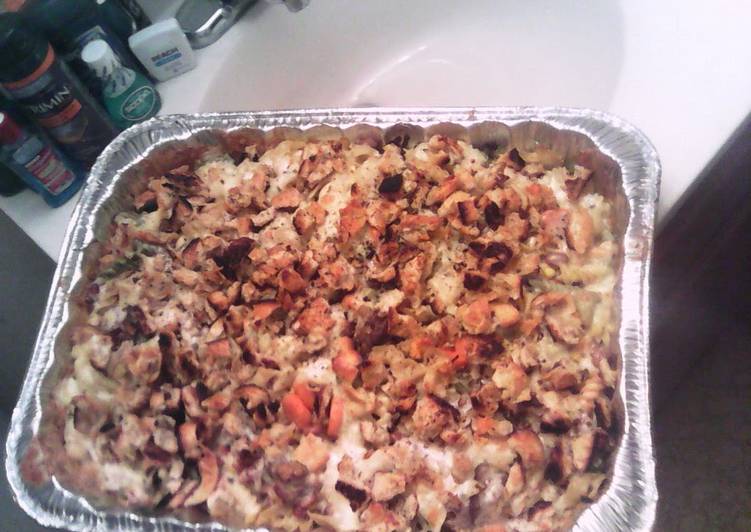 Homemade Teriyaki shaved casserole