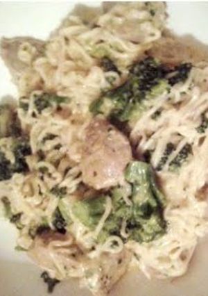 A picture of Cheesy Ramen.