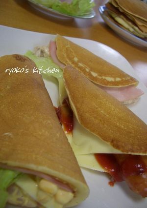 A picture of Packed With Your Favorites Pancake Sandwiches.