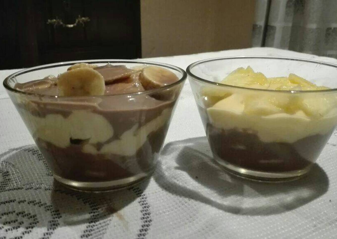 Recipe title: chocolate mousse dessert