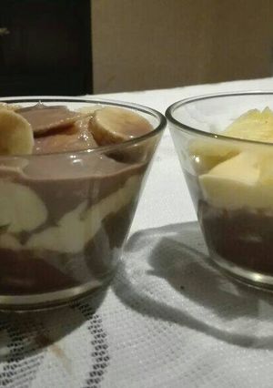 A picture of Recipe title: chocolate mousse dessert.